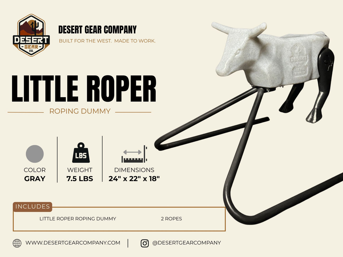 The Little Roper- The Ultimate Small Roping Dummy