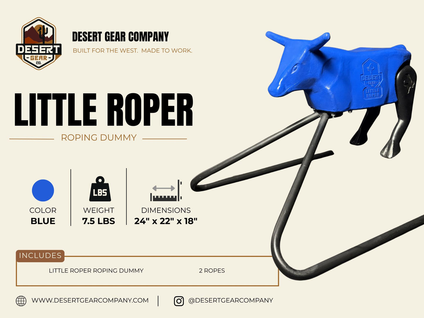 The Little Roper- The Ultimate Small Roping Dummy